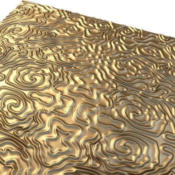 Geometrical panel (PGM_0014) 3D model for CNC machine